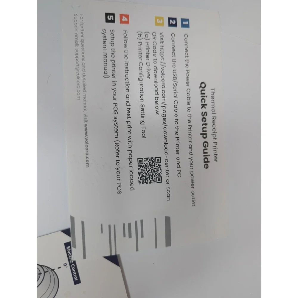 Volcora Thermal Receipt Printer USB 80mm Model 500205